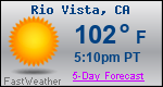 Weather Forecast for Rio Vista, CA