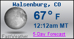 Weather Forecast for Walsenburg, CO