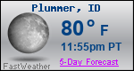 Weather Forecast for Plummer, ID