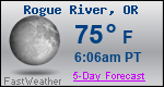 Weather Forecast for Rogue River, OR
