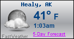 Weather Forecast for Healy, AK