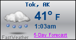 Weather Forecast for Tok, AK
