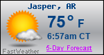 Weather Forecast for Jasper, AR