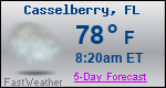 Weather Forecast for Casselberry, FL