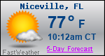Weather Forecast for Niceville, FL