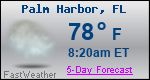 Weather Forecast for Palm Harbor, FL
