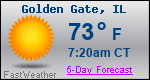 Weather Forecast for Golden Gate, IL