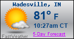 Weather Forecast for Wadesville, IN