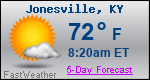 Weather Forecast for Jonesville, KY