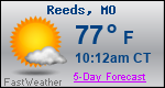 Weather Forecast for Reeds, MO