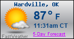 Weather Forecast for Wardville, OK