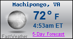Weather Forecast for Machipongo, VA