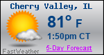 Weather Forecast for Cherry Valley, IL