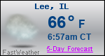 Weather Forecast for Lee, IL