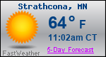 Weather Forecast for Strathcona, MN