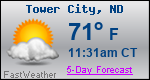 Weather Forecast for Tower City, ND