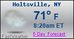 Weather Forecast for Holtsville, NY