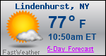 Weather Forecast for Lindenhurst, NY
