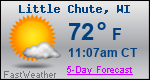 Weather Forecast for Little Chute, WI