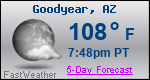 Weather Forecast for Goodyear, AZ