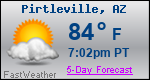 Weather Forecast for Pirtleville, AZ