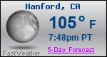 Weather Forecast for Hanford, CA