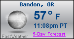 Weather Forecast for Bandon, OR