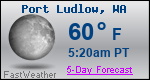 Weather Forecast for Port Ludlow, WA