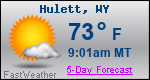 Weather Forecast for Hulett, WY
