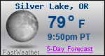 Weather Forecast for Silver Lake, OR