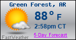 Weather Forecast for Green Forest, AR