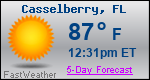 Weather Forecast for Casselberry, FL