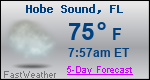 Weather Forecast for Hobe Sound, FL
