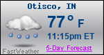Weather Forecast for Otisco, IN