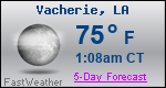 Weather Forecast for Vacherie, LA
