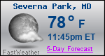 Weather Forecast for Severna Park, MD