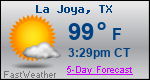 Weather Forecast for La Joya, TX