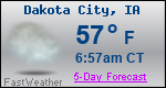 Weather Forecast for Dakota City, IA