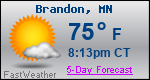 Weather Forecast for Brandon, MN