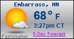 Weather Forecast for Embarrass, MN