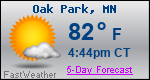 Weather Forecast for Oak Park, MN