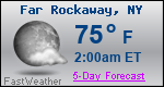 Weather Forecast for Far Rockaway, NY