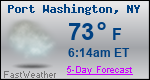 Weather Forecast for Port Washington, NY