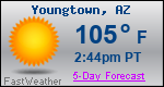 Weather Forecast for Youngtown, AZ
