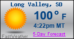 Weather Forecast for Long Valley, SD