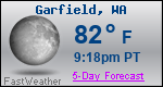 Weather Forecast for Garfield, WA