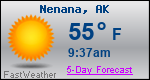 Weather Forecast for Nenana, AK