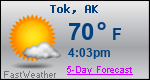 Weather Forecast for Tok, AK