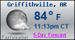 Weather Forecast for Griffithville, AR