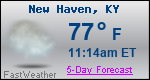 Weather Forecast for New Haven, KY